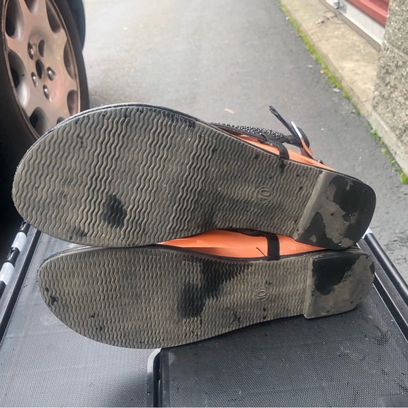 Fit flop a Like Women’s Black T-Strap Glitter Thong Buckle Sandals Size 10 - Picture 13 of 13